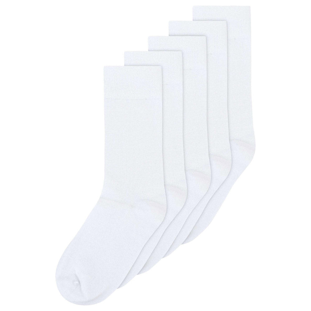 5 Paar Socken | weiß | 100% Fair Trade Bio-Baumwolle