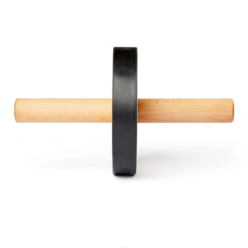 Bauchtrainer aus Holz und Naturgummi