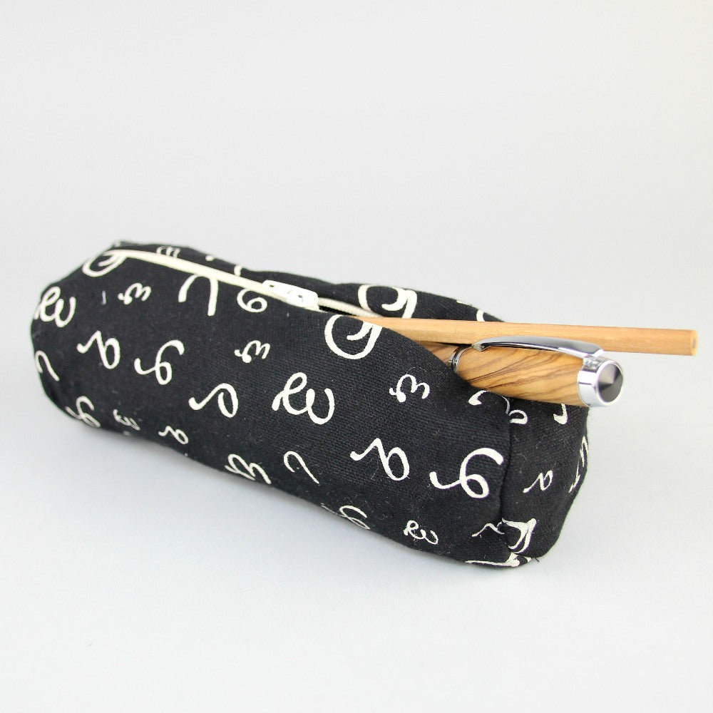 Stifte-Etui, Hindi Numbers aus Bio Baumwolle, Canvas