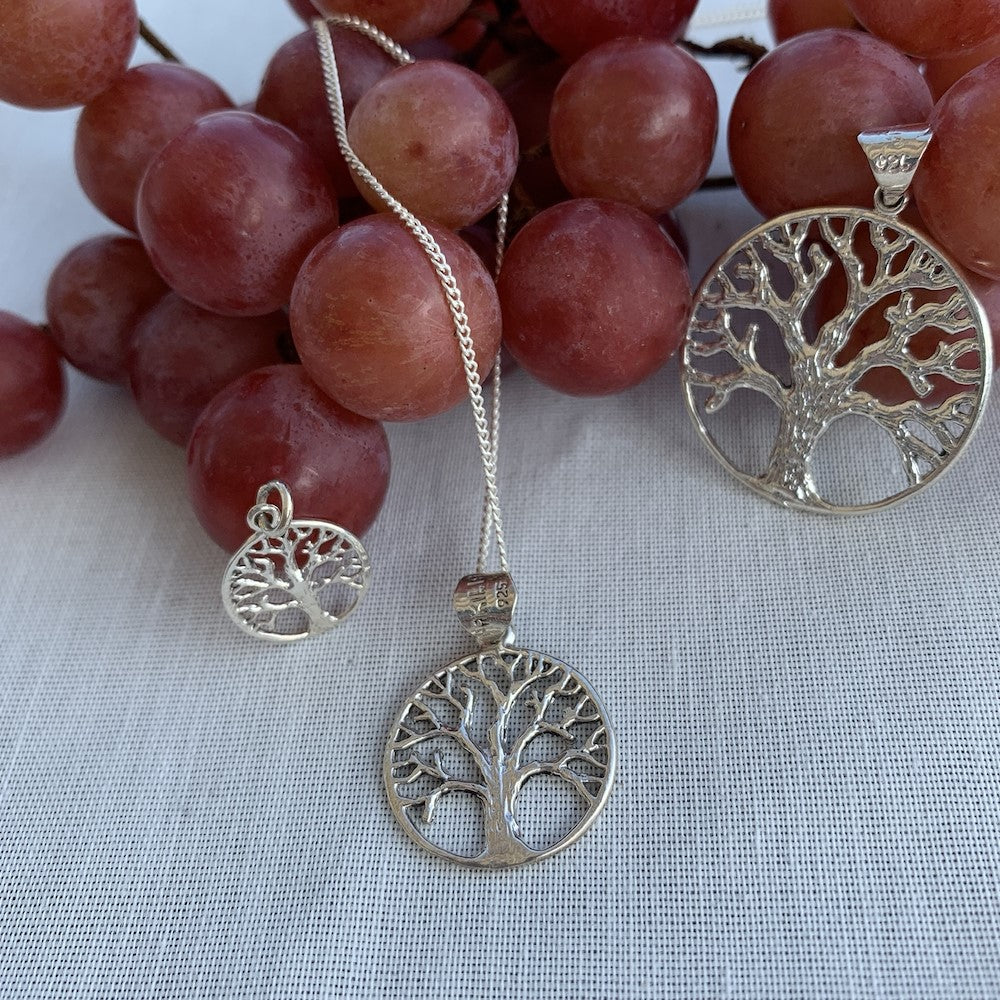 Silber Ohrringe "Lebensbaum", fairtrade & handmade