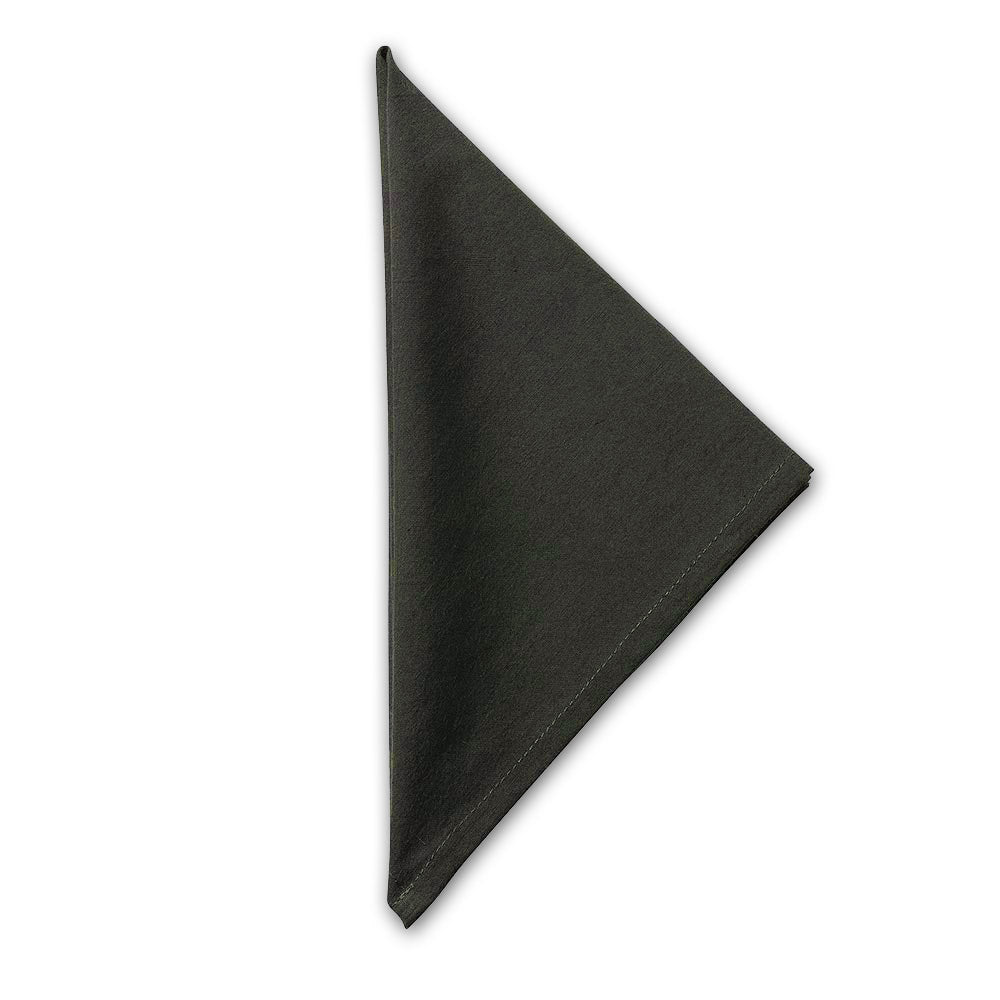 2er-Set Fairtrade Stoff-Servietten, anthrazit, 35 x 35 cm, Bio-Baumwolle