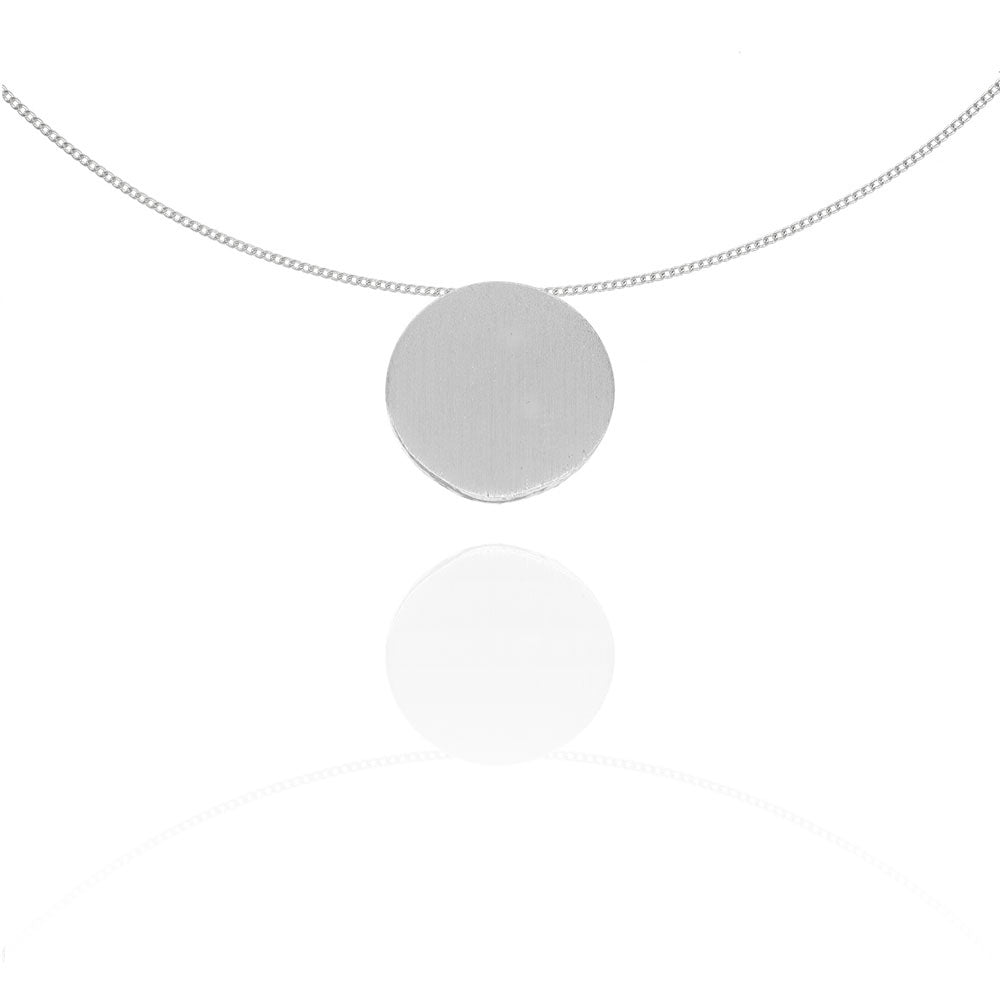 Silber Kette "Kreis", fairtrade & handmade