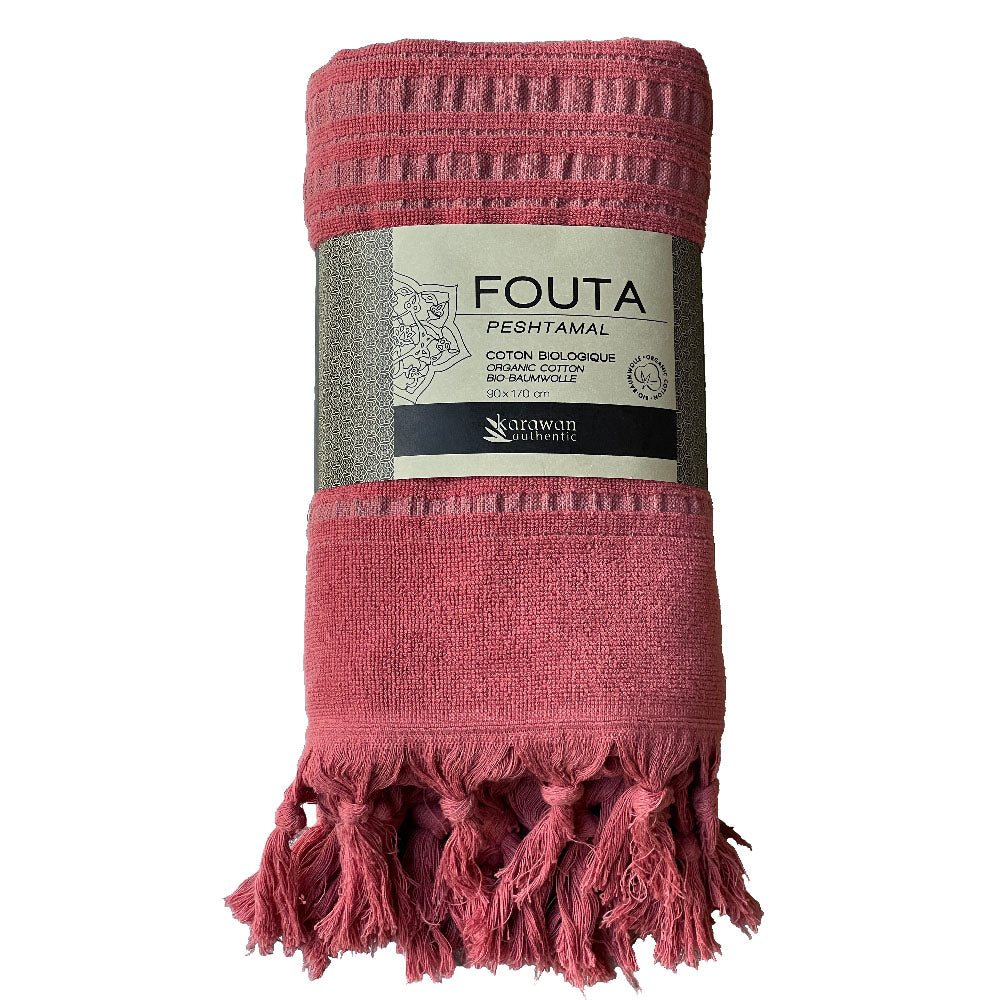 Fouta Dolce Peshtamal, Biobaumwolle, jaspe