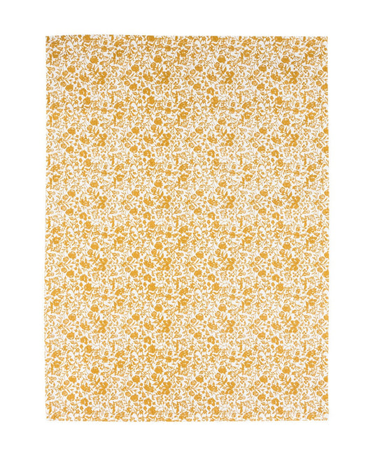 2er-Set Geschirrtücher "FLORAL" (gelb) aus Bio-Baumwolle