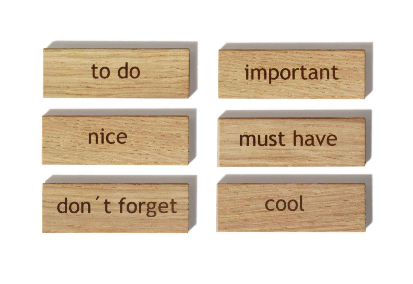Holzmagnete