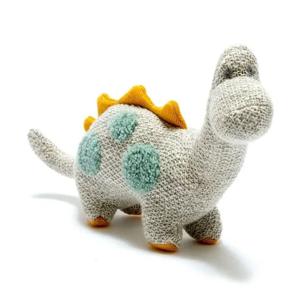 Kleiner Dinosaurier aus Bio-Baumwolle, 25 cm, vegan