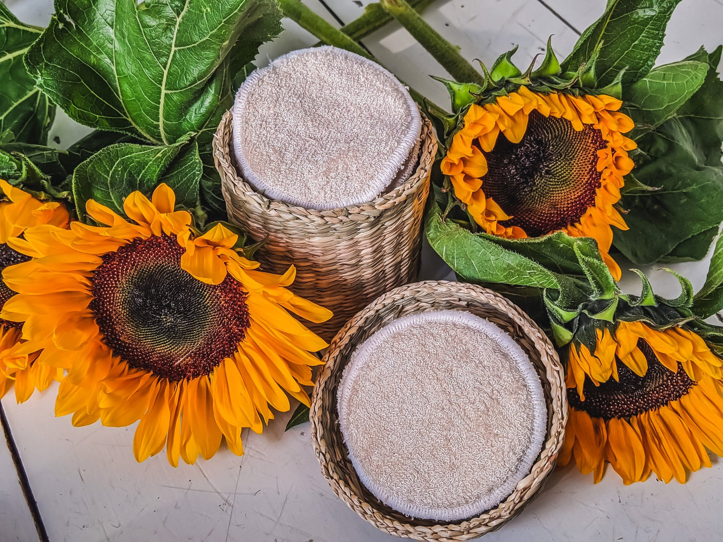 Veganer Aufbewahrungskorb, Seegras, rund