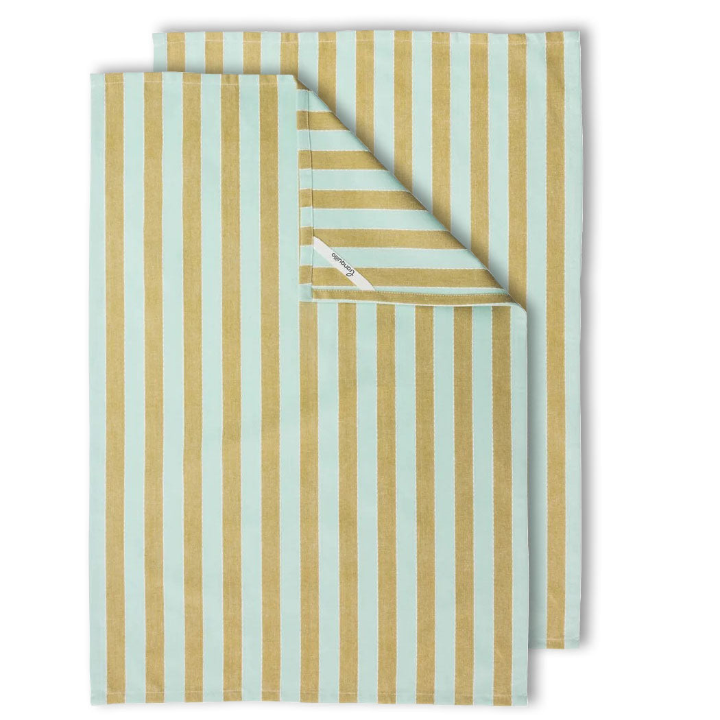 2er-Set Geschirrtücher, VIVID LINES, Bio-Baumwolle