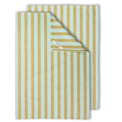 2er-Set Geschirrtücher, VIVID LINES, Bio-Baumwolle