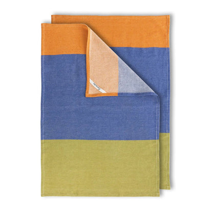 2er-Set Geschirrtücher, COLOURI blue, Bio-Baumwolle