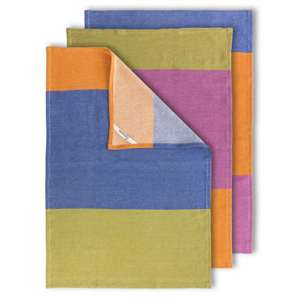 3er-Set Geschirrtücher, COLOURI, Bio-Baumwolle