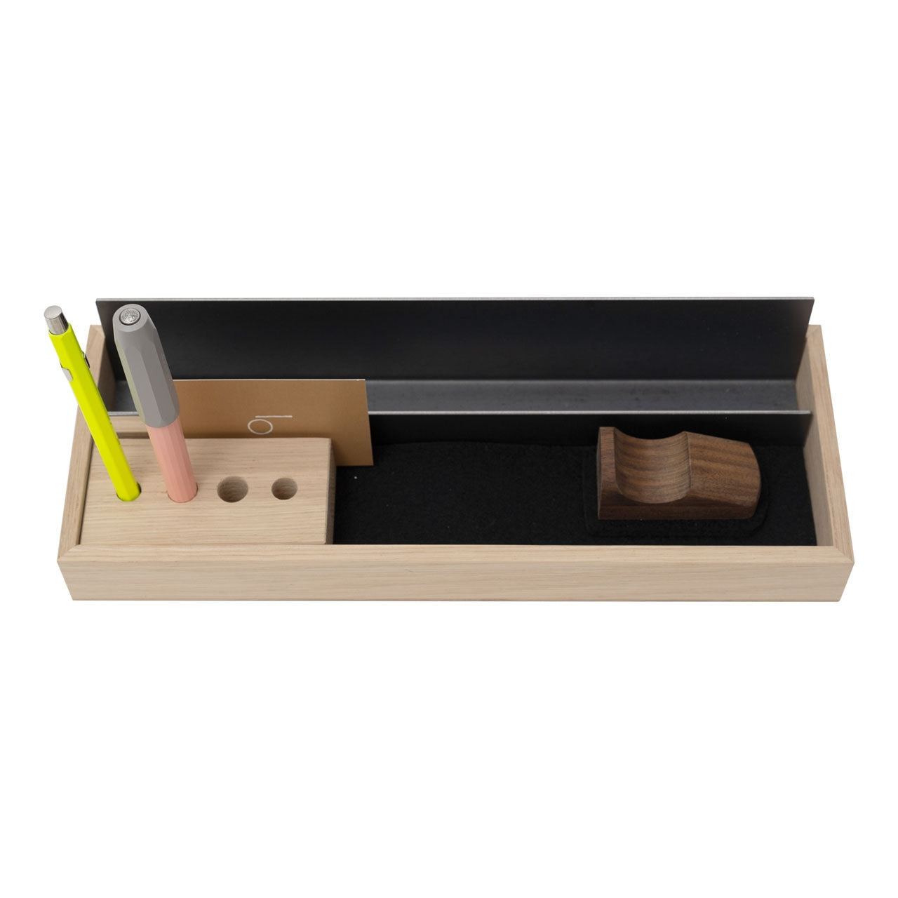 Ablageset "Office" aus Eiche natur