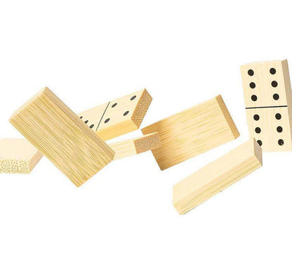 Domino aus Bambus