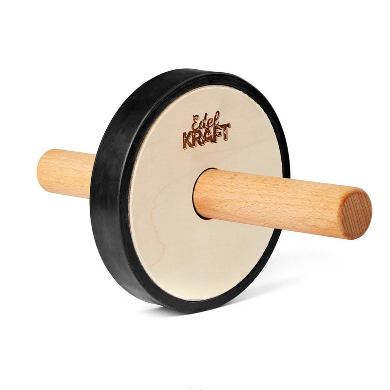 Bauchtrainer aus Holz und Naturgummi