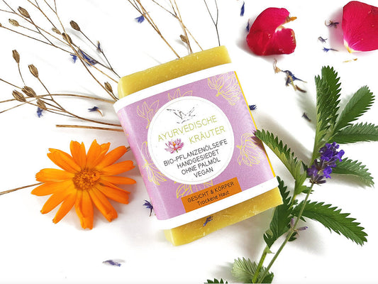 Vegane Bio-Seife Ayurvedische Kräuter