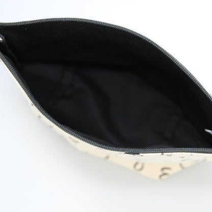 Kulturtasche, Hindi Numbers, aus Bio-Baumwolle, Canvas