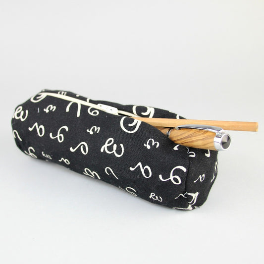 Stifte-Etui, Hindi Numbers aus Bio Baumwolle, Canvas