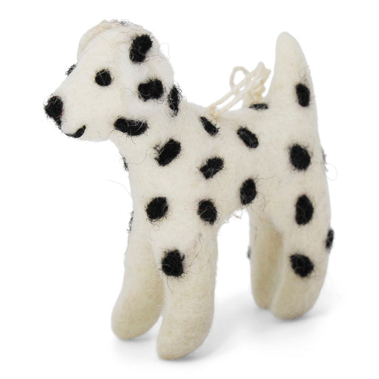 Dalmatiner aus Wollfilz, fairtrade