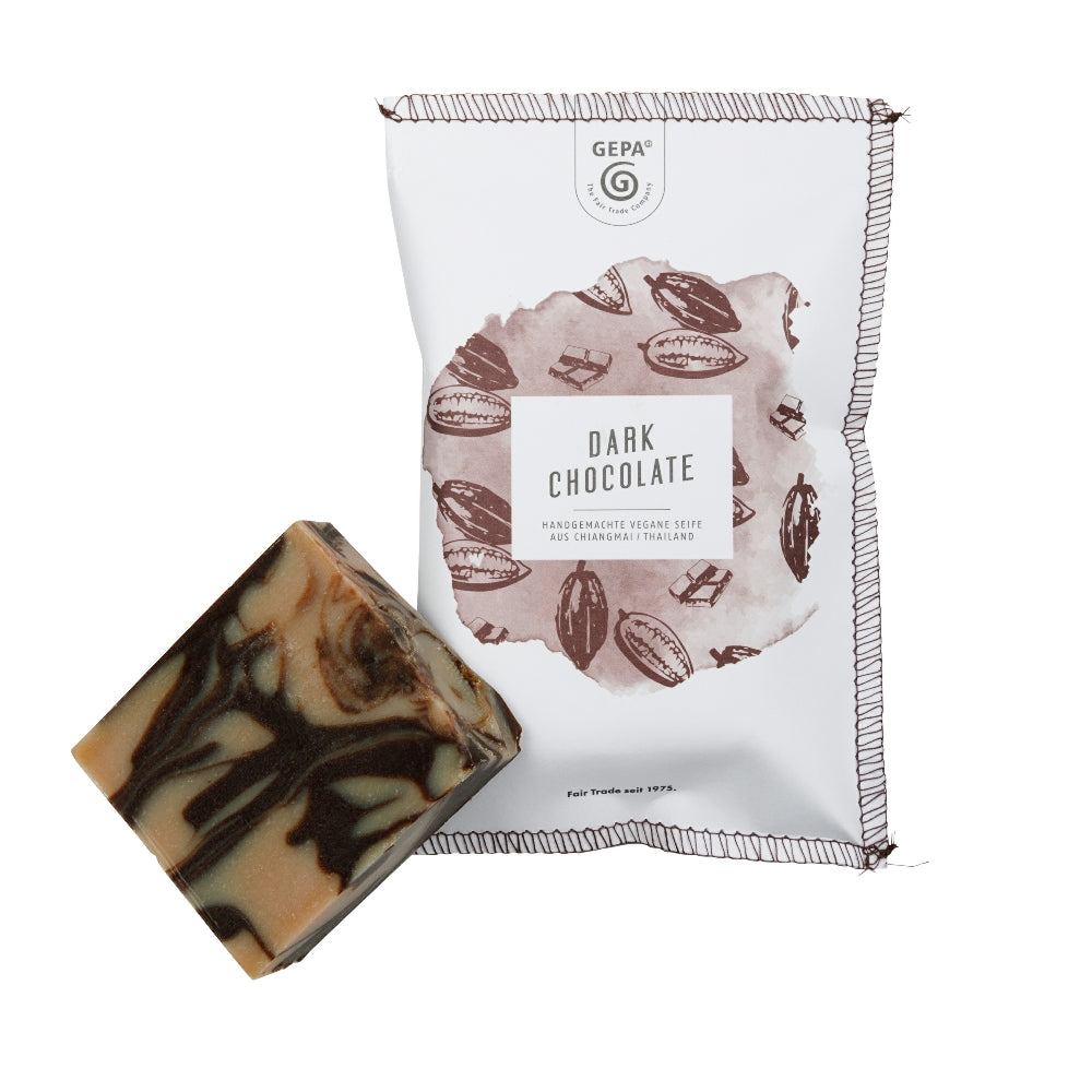 Dark Chocolate - handgemachte, vegane Duft-Seife