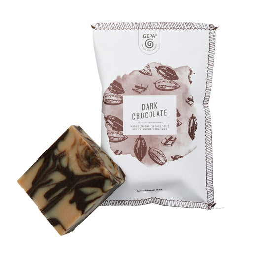 Dark Chocolate - handgemachte, vegane Duft-Seife