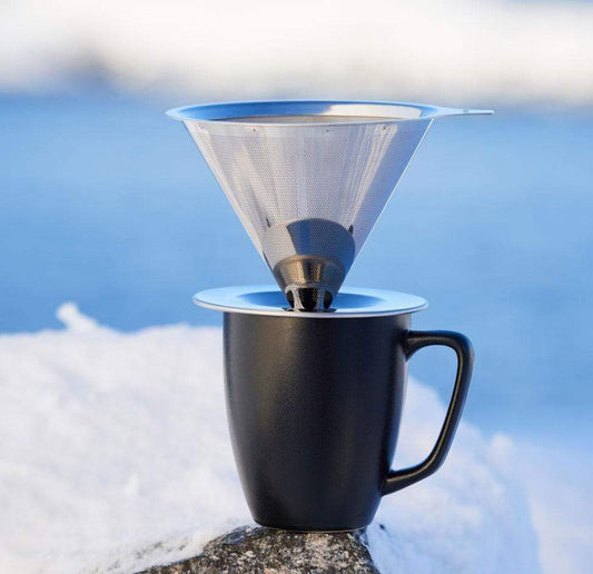 Kaffeebereiter aus Edelstahl | Zero Waste