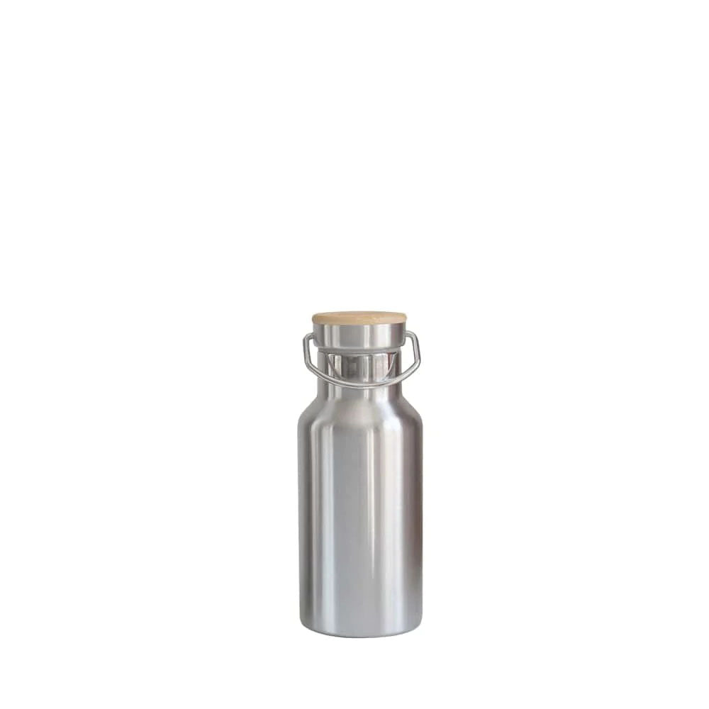 Kleine Edelstahl Trinkflasche mit Isolierung (350 ml)
