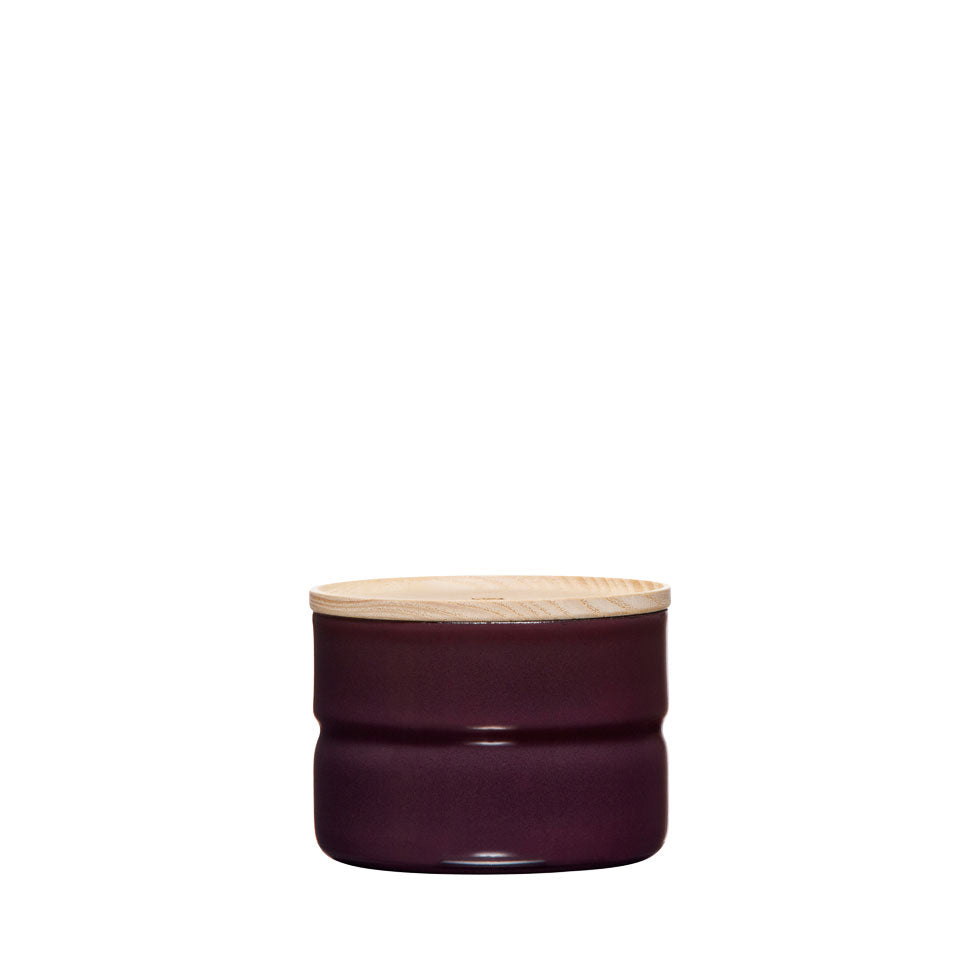 Emaille-Vorratsdosen, 230ml, Holzdeckel