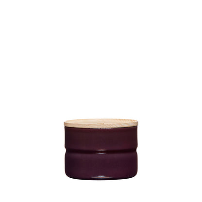 Emaille-Vorratsdosen, 230ml, Holzdeckel