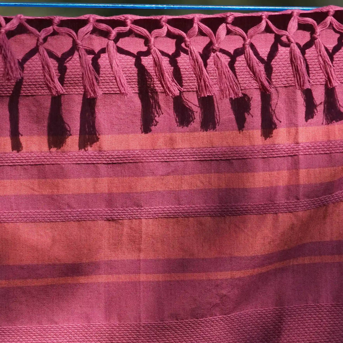 Fouta Dhoti Garden, fuchsia, 90 x 160 cm, Bio-Baumwolle