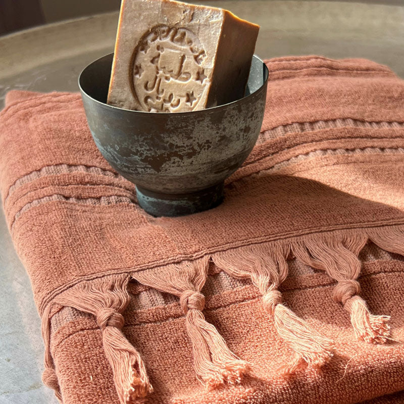 Fouta Dolce Peshtamal, Biobaumwolle, ambre