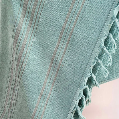 Fouta Dolce Peshtamal aus Bio-Baumwolle, jade, 90 x 170 cm
