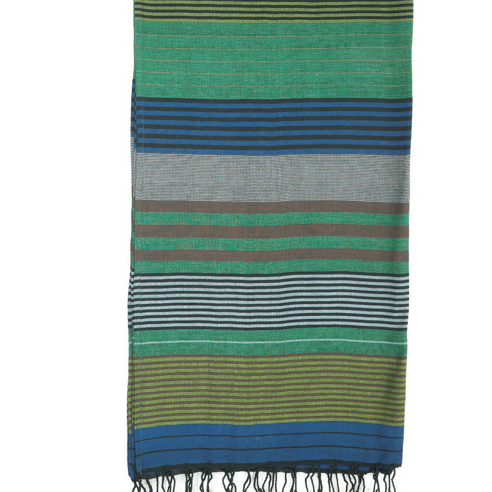 Fouta ebony, forest, 100 x 200 cm, Bio-Baumwolle