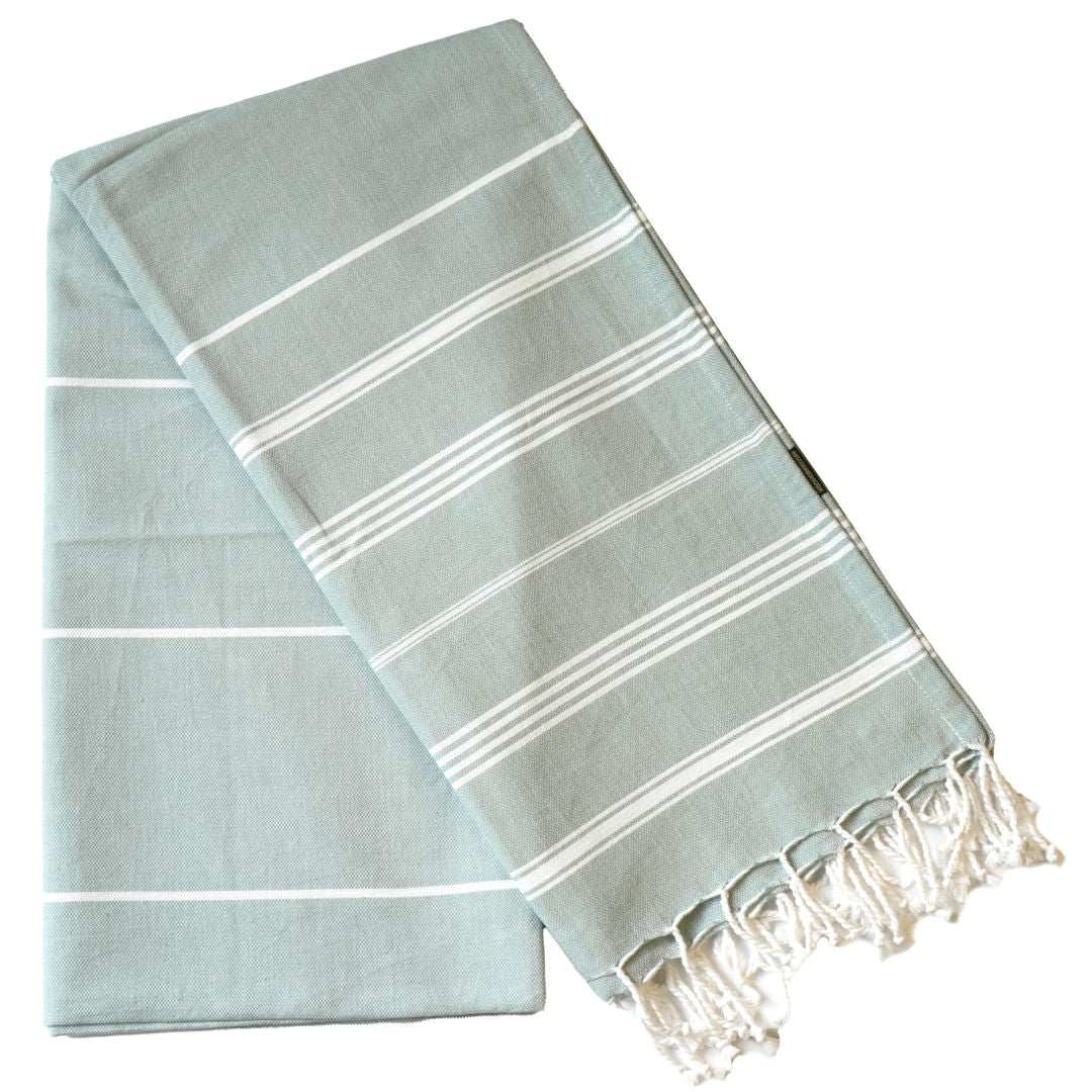 Hamam-Tuch aus 100% Bio-Baumwolle | 100cm x 200cm | eukalyptus ❤ eco & fair Conceptstore ❤