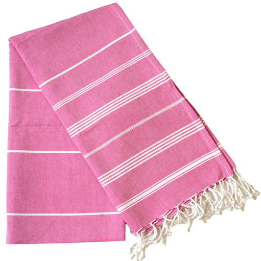 Hamam-Tuch aus 100% Bio-Baumwolle | 100cm x 200cm | pink ❤ eco & fair Conceptstore ❤