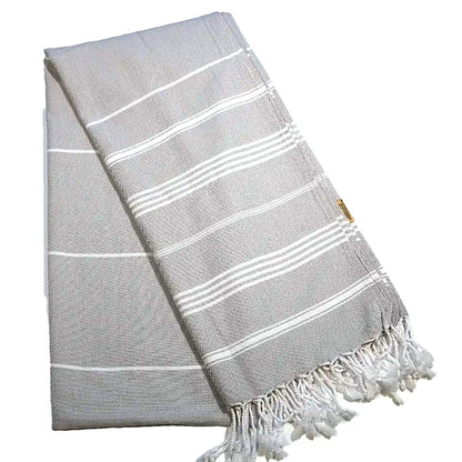 Fouta Hamam, taupe-natural, 100 x 200 cm