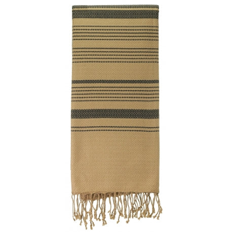 Fouta Sand Hamam-Tuch, sand-asche, 100 x 200 cm