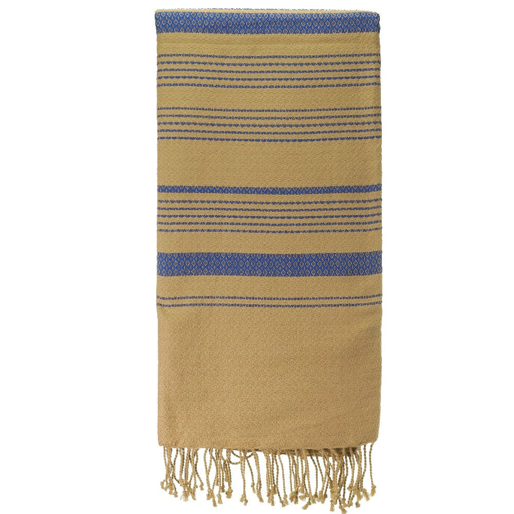 Fouta Sand Hamam-Tuch, imperialblau, 100 x 200 cm