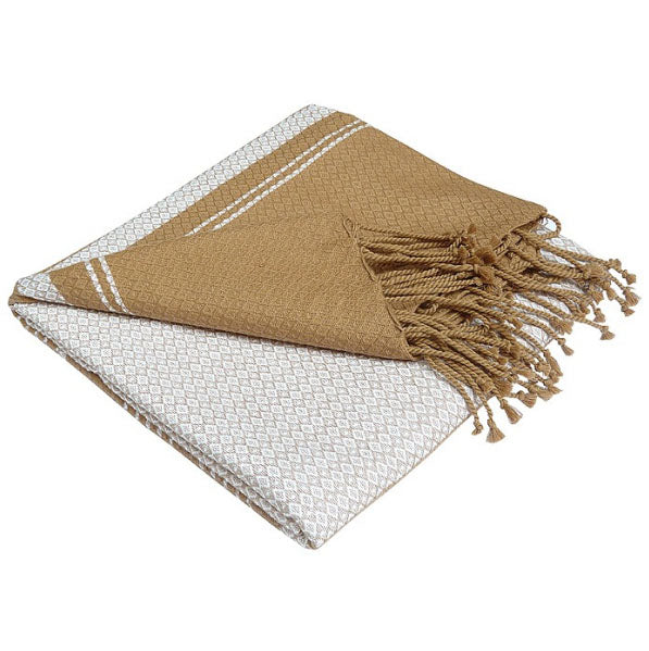 Fouta Sand Hamam-Tuch, sand-weiß, Bio-BW