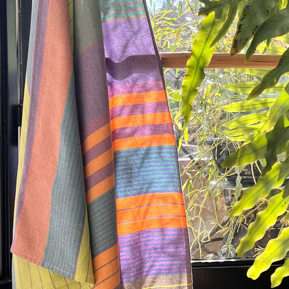 Fouta Sud Hamam, purple sun, Biobaumwolle