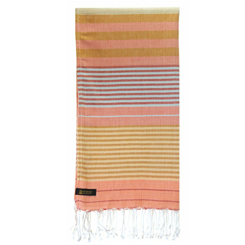 Fouta Sud Hamam, Terracotta, Biobaumwolle