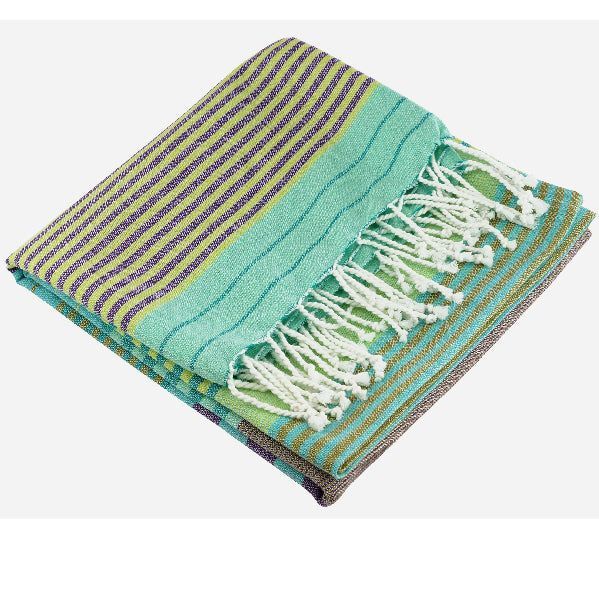 Fouta Sud, Hamam-Tuch, Aqua, 100 x 200 cm