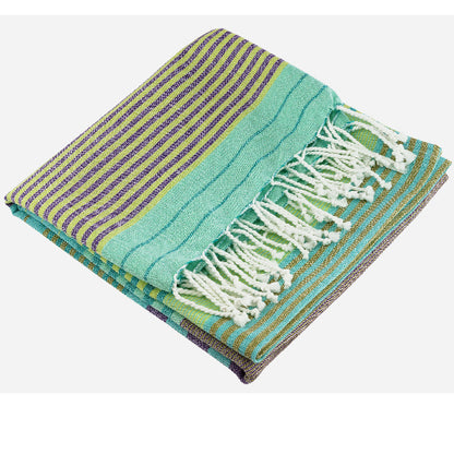 Fouta Sud, Hamam-Tuch, Aqua, 100 x 200 cm