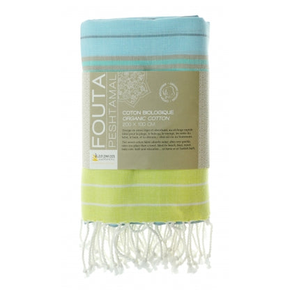Fouta Sud, Hamam-Tuch, Sunny Lime, 100 x 200 cm