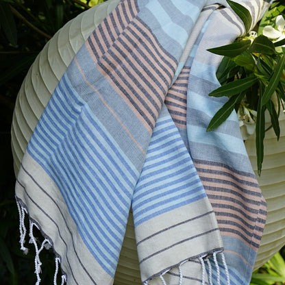 Fouta Sud, Hamam-Tuch, Waves, 100 x 200 cm