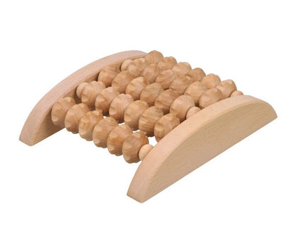 Fussmassageroller aus Holz, plastikfrei