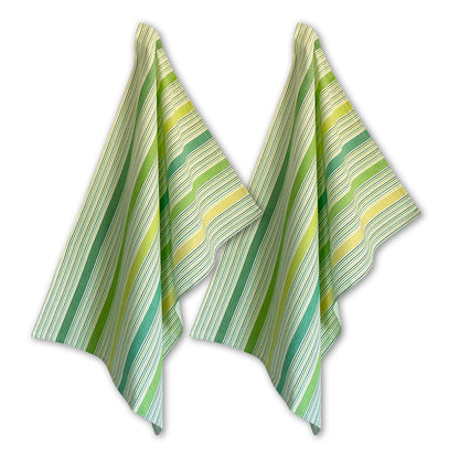 2 Solwang Design Geschirrtücher | Biobaumwolle | 50cm x 70cm | Grüntöne ❤ eco & fair Conceptstore ❤
