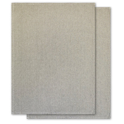 2er-Set Geschirrtücher, schwarz-natur, Bio-Baumwolle, 70 x 50 cm