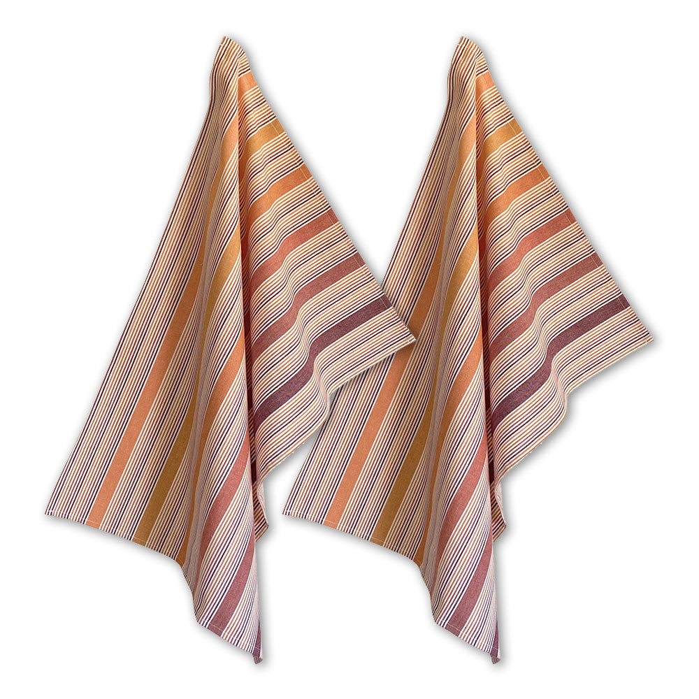 2 Solwang Design Geschirrtücher aus Biobaumwolle | 50cm x 70cm | terrakotta ❤ eco & fair Conceptstore ❤
