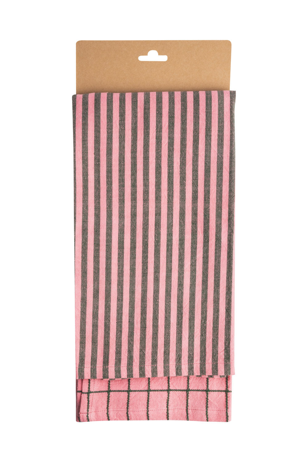 2er-Set Geschirrtücher "INDUSTRIAL rosa" aus Bio-Baumwolle
