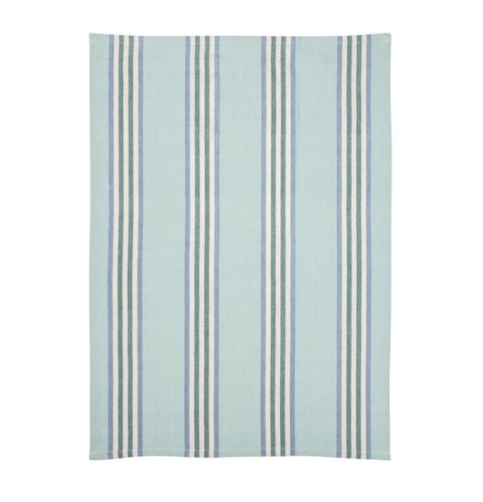 2er-Set Geschirrtücher "STRIPES blau" aus Bio-Baumwolle